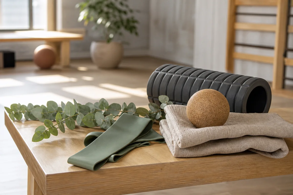 Recovery and mobility tools in a calm clinic setting